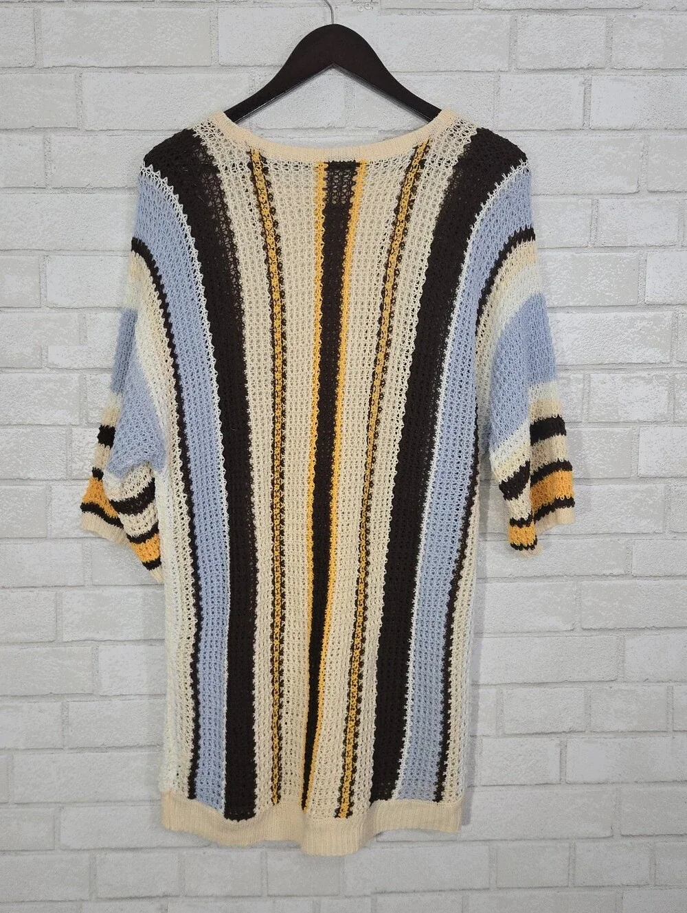 Short sleeve colorful sweater - Picture 8 of 11